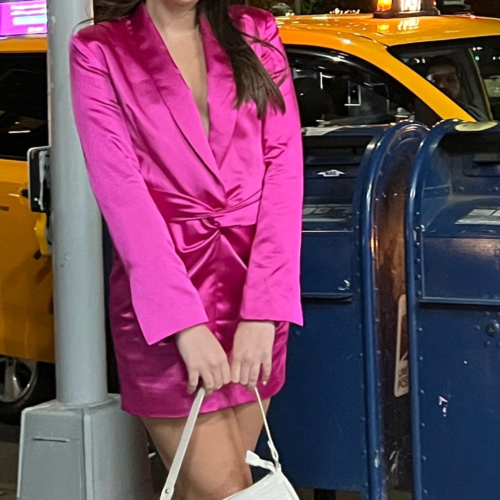 Zara satin mini dress